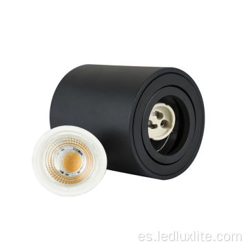 Downlight sin molduras de montaje en superficie redondo LED ajustable